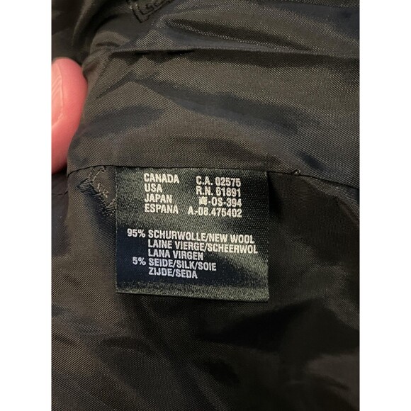 Escada Elements Blazer Jacket Womens 40 Black Pinstripe Wool Silk Made Italy - Picture 11 of 11